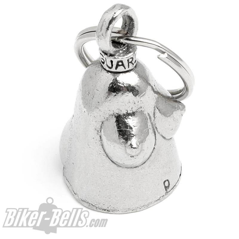 Preview: Perfect Lady Guardian Bell Arsch Titten Tattoo Motorradfahrer Glücksbringer Geschenk