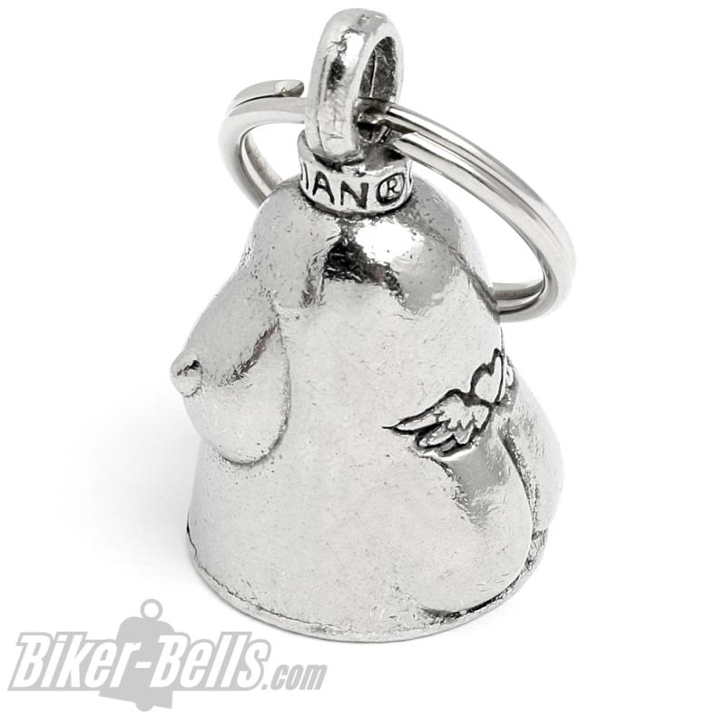 Preview: Perfect Lady Guardian Bell Arsch Titten Tattoo Motorradfahrer Glücksbringer Geschenk