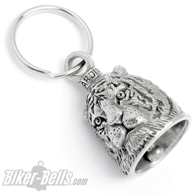 Tiger Biker Bell Original Guardian Bell Good Luck Charm Motorcyclists Gift Idea