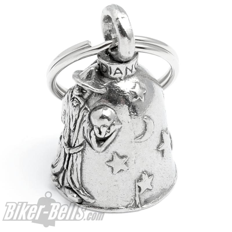 Zauberer Guardian Bell magische Glocke Motorradfahrer Glücksbringer Biker Geschenk