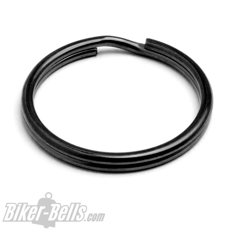 Free Split Ring with every Road Bell - stainless steel (black color)