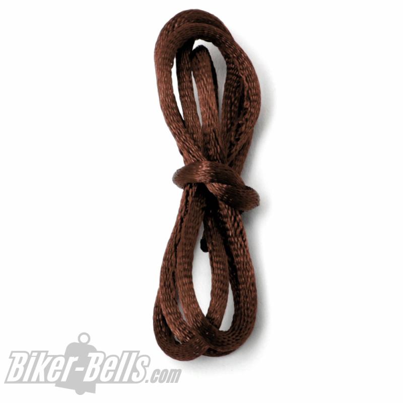 Tear-resistant 50cm cord in brown to attach Tibet Bells and other biker bells