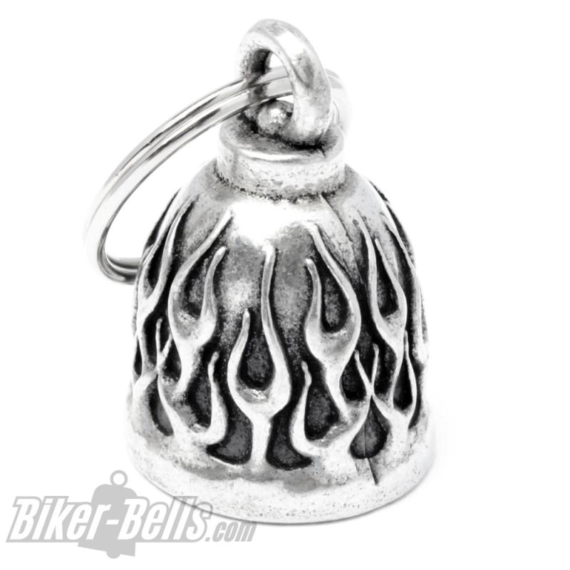 Hot Flames Biker-Bell Fire Lucky Charm Motorcyclist Gift Lucky Bell