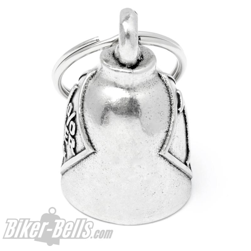 Onepercenter Biker-Bell für 1%er Outlaws Motorrad Club MC Glücksbringer Glocke