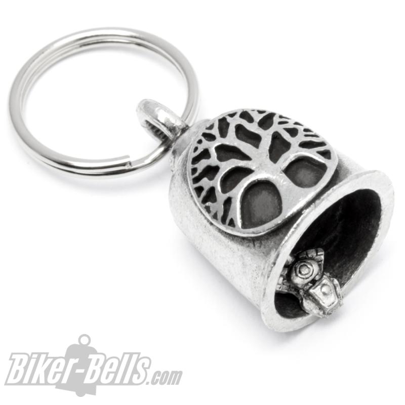 Gremlin Bell With Tree Of Life Lucky Charm Motorcycle Bell World Tree Yggdrasil