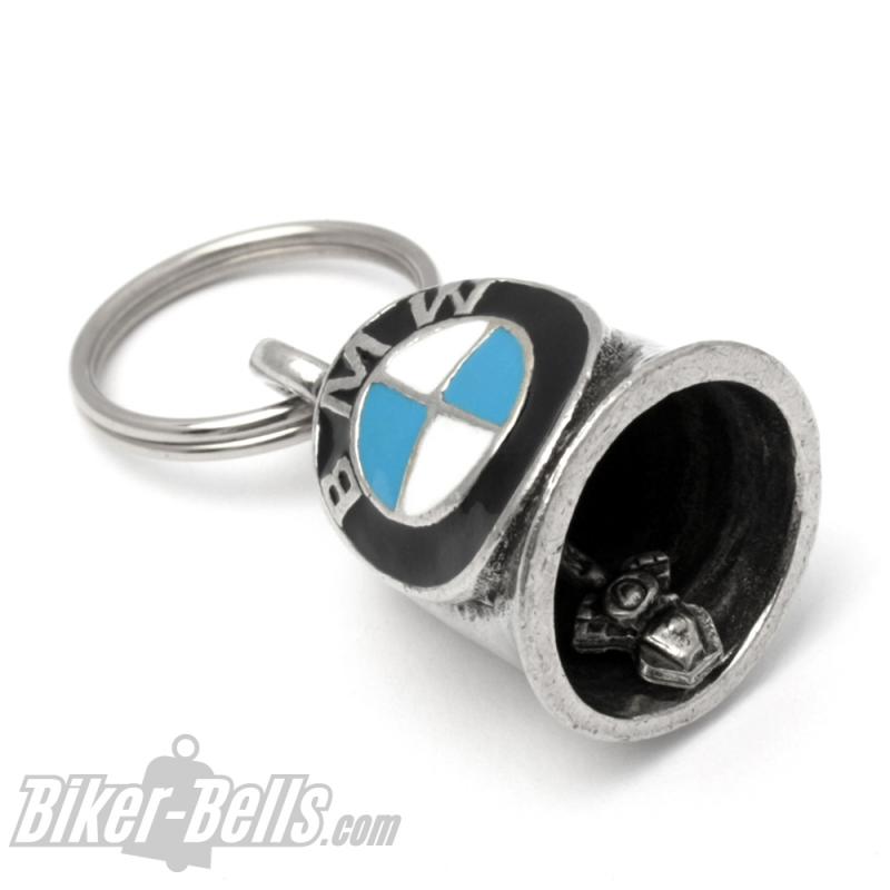 BMW Motorrad Glücksbringer Biker-Bell Schutzengel Glöckchen für Motorradtouren