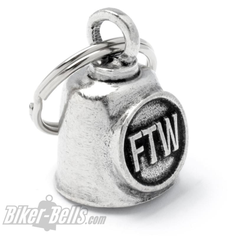 FTW Gremlin Bell Forever Two Wheels Biker-Bell Motorcycle Lucky Charm Bell