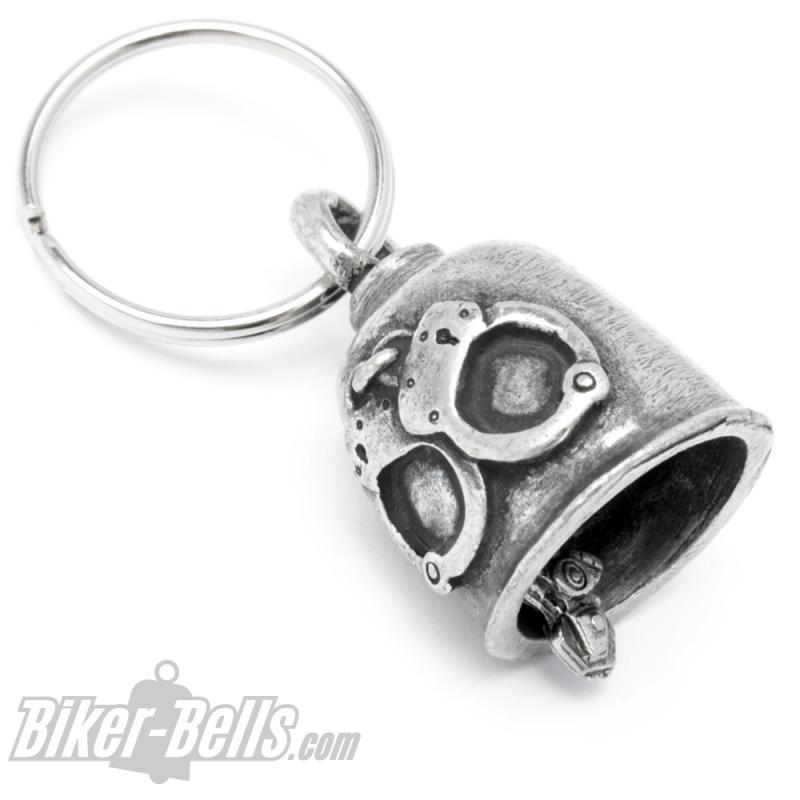 Handschellen Gremlin Bell für immer vereint Biker-Bell Motorrad-Glocke Geschenk