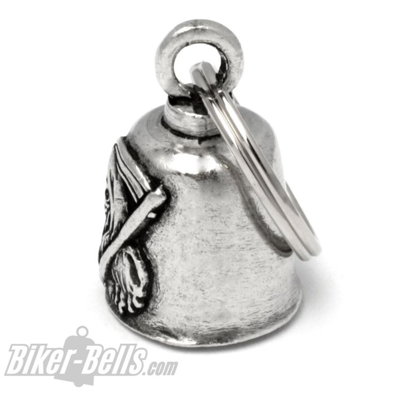 Grim Reaper Biker-Bell Reaper Lucky Charm Motorcycle Bell Gremlin Bell Gift