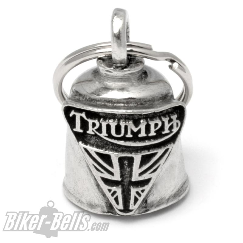 Glücksbringer Biker-Bell für Triumph Motorräder Glücksglocke Geschenk Gremlin Bell