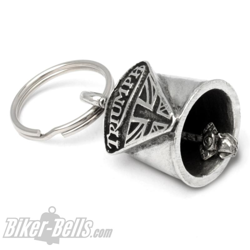 Glücksbringer Biker-Bell für Triumph Motorräder Glücksglocke Geschenk Gremlin Bell