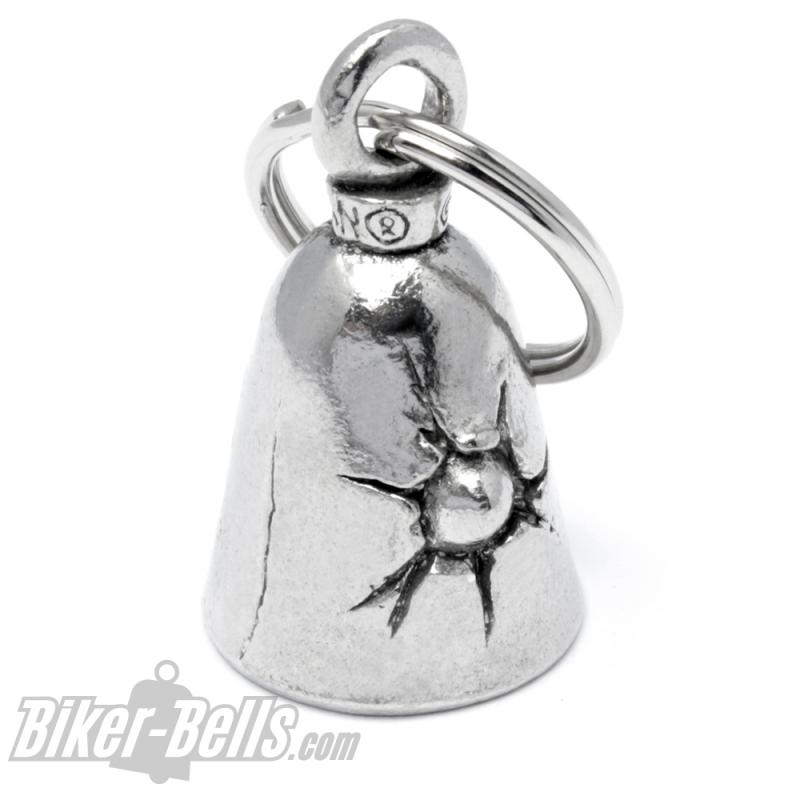 Bullseye Guardian Bell With Bullet Hole Lucky Charm Motorcycle Bell Gift