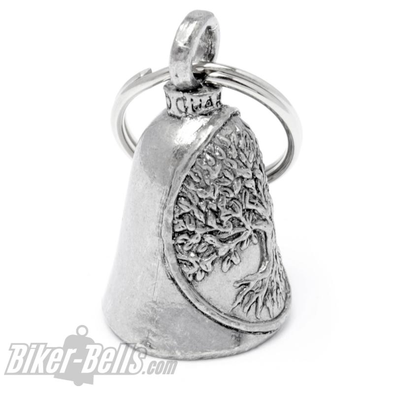 Guardian Bell With Tree Of Life Lucky Charm Motorcycle Bell World Tree Yggdrasil