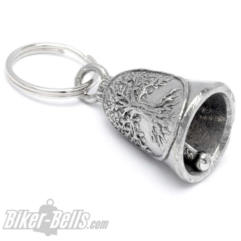 Guardian Bell With Tree Of Life Lucky Charm Motorcycle Bell World Tree Yggdrasil