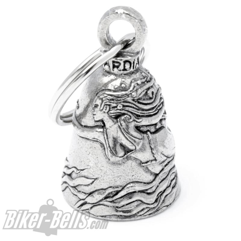 Mermaid Guardian Bell Motorcycle Lucky Charm Mermaid Siren Gift