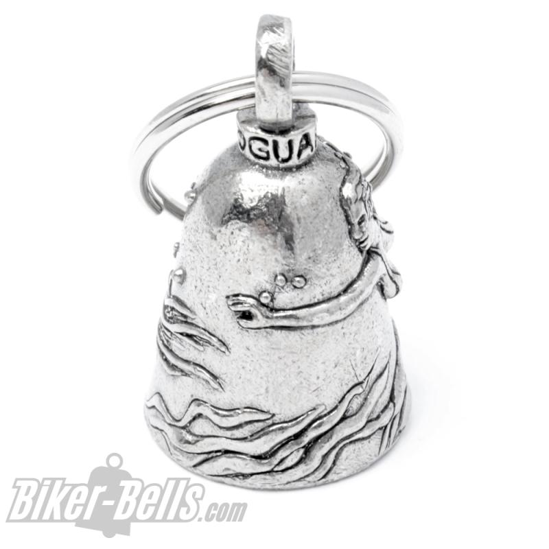 Mermaid Guardian Bell Motorcycle Lucky Charm Mermaid Siren Gift