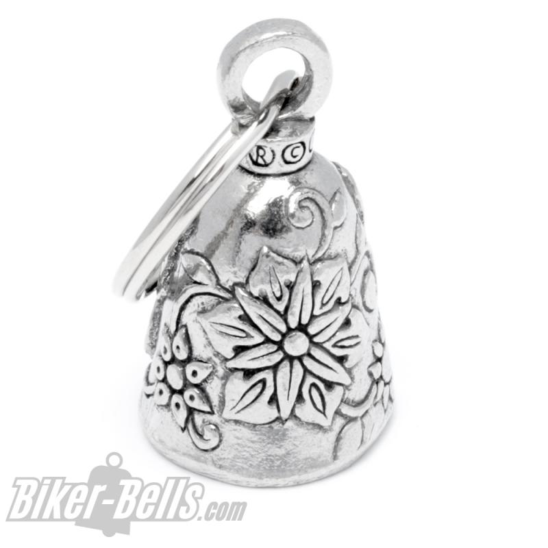 Guardian Bell mit Schmetterling und Blume Lady Rider Glücksbringer Glocke Geschenk