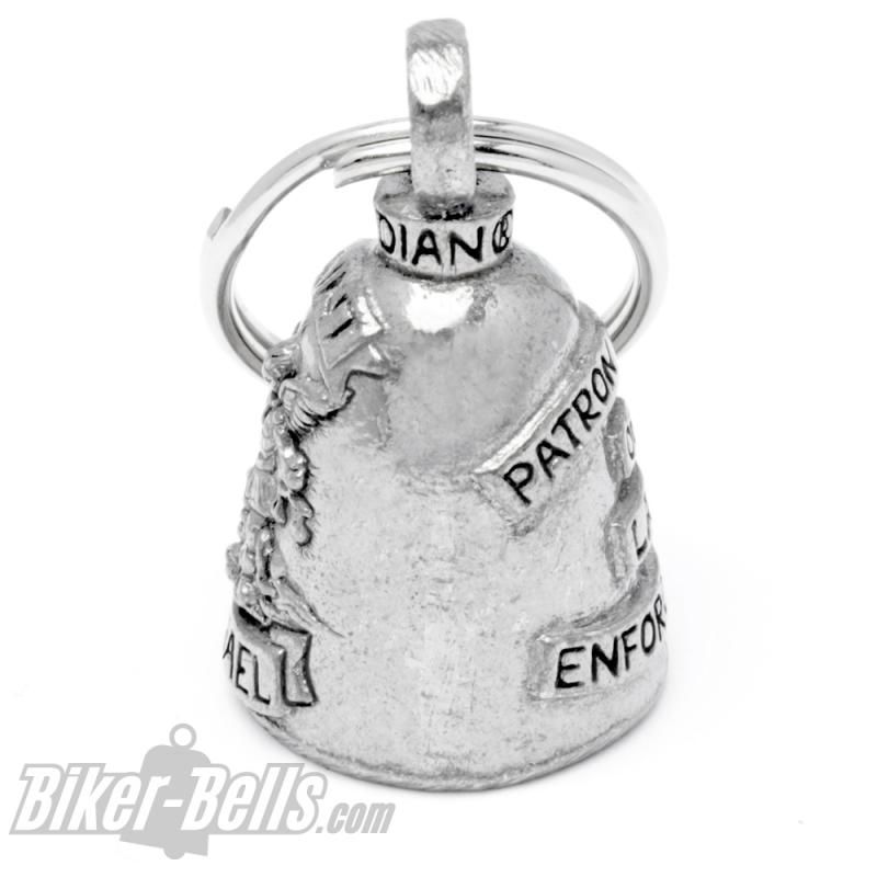 Guardian Bell With Archangel St. Michael Motorcycle Guardian Angel Biker Bell Gift