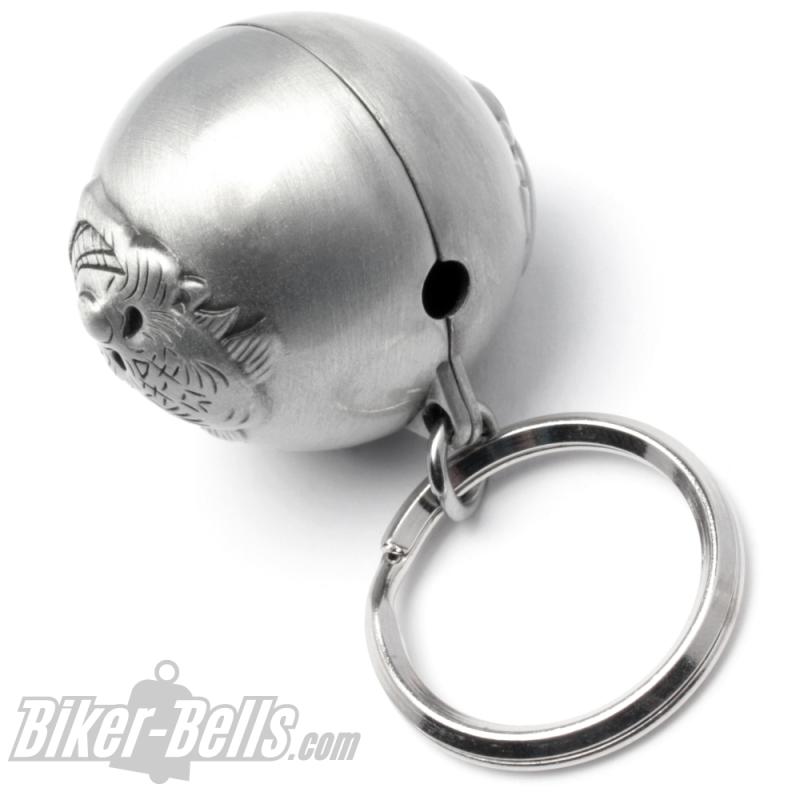 Ryder Ball mit Clown Joker Biker-Bell in Kugelform Motorrad Glücksbringer Geschenk