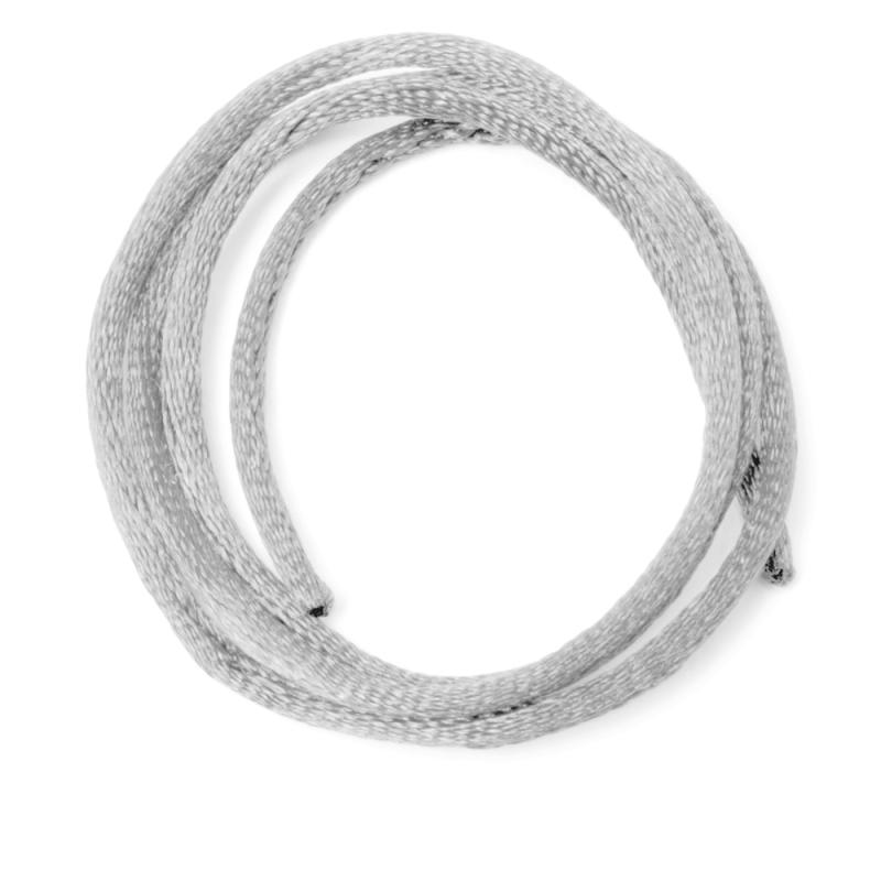 Tear-resistant 50cm cord in silver to attach Tibet Bells and other biker bells