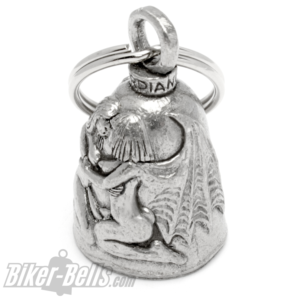 Boobs / Boobies Motorcycle 'Evil Spirits' Biker Guard Bell. Gloss Black Bell