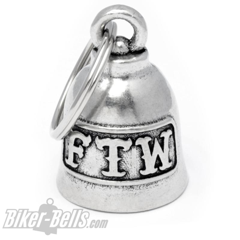 FTW Bravo Bell Forever Two Wheels Biker-Bell Motorcycle Lucky Charm Bell Gift FTW Bravo Bell Forever Two Wheels Biker-Bell Motorcycle Lucky Charm Bell Gift