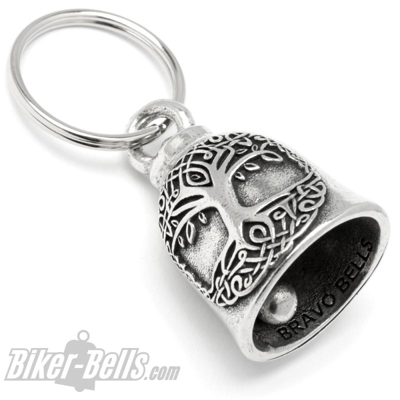 Der Weltenbaum Yggdrasil auf Glücksbringer Glocke für Motorradfahrer Lebensbaum Der Weltenbaum Yggdrasil auf Glücksbringer Glocke für Motorradfahrer Lebensbaum