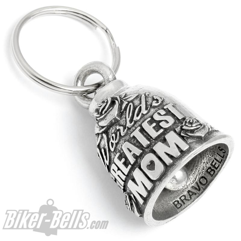 Biker-Bell für die beste Mama der Welt Glücksbringer Glocke Geschenk fürs Motorrad Biker-Bell für die beste Mama der Welt Glücksbringer Glocke Geschenk fürs Motorrad