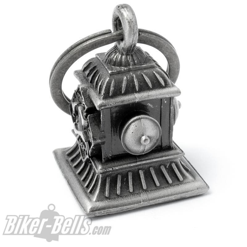 Feuerwehr Biker-Bell 3D Hydrant mit Emblem Brandwache Motorradfahrer Glücksglocke Feuerwehr Biker-Bell 3D Hydrant mit Emblem Brandwache Motorradfahrer Glücksglocke