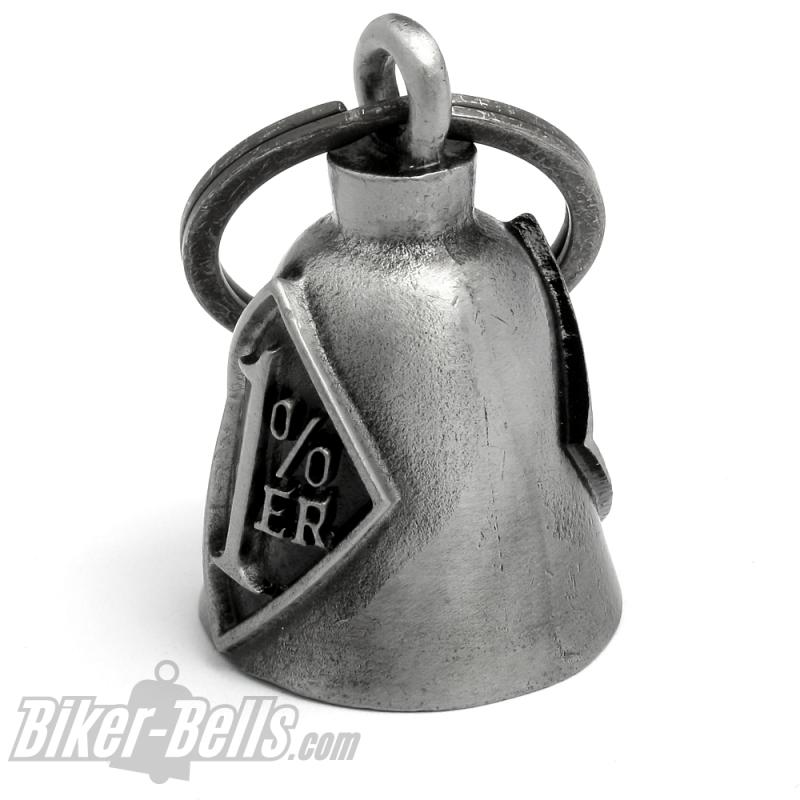Dark Gray Onepercenter Biker Bell for Outlaw Motorcycle Clubs MC Lucky Charm Dark Gray Onepercenter Biker Bell for Outlaw Motorcycle Clubs MC Lucky Charm