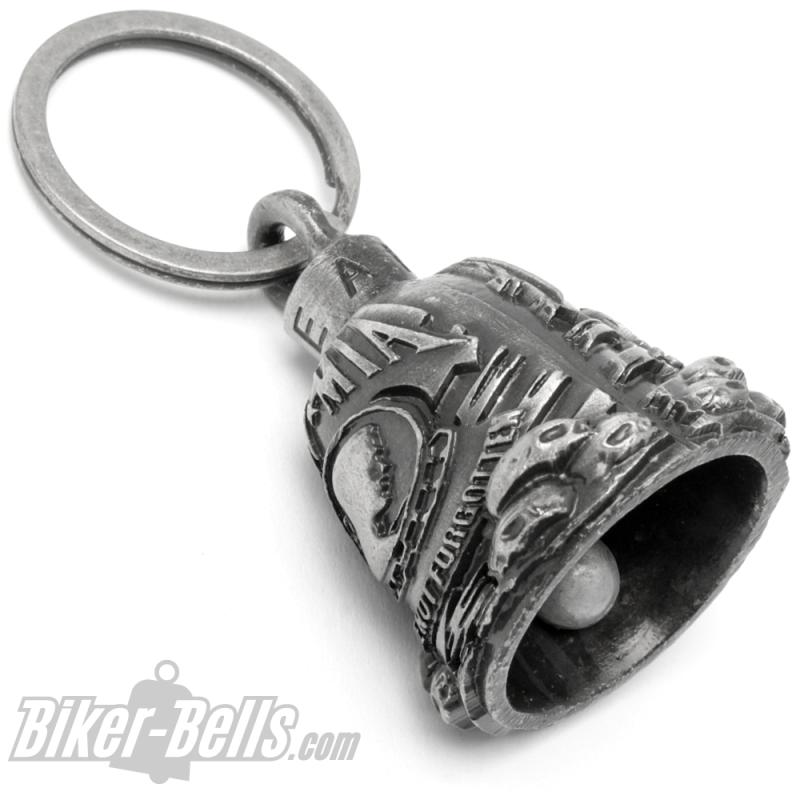 POW/MIA Biker-Bell Erinnerung an Gefangene und vermisste US-Soldaten Geschenkidee POW/MIA Biker-Bell Erinnerung an Gefangene und vermisste US-Soldaten Geschenkidee
