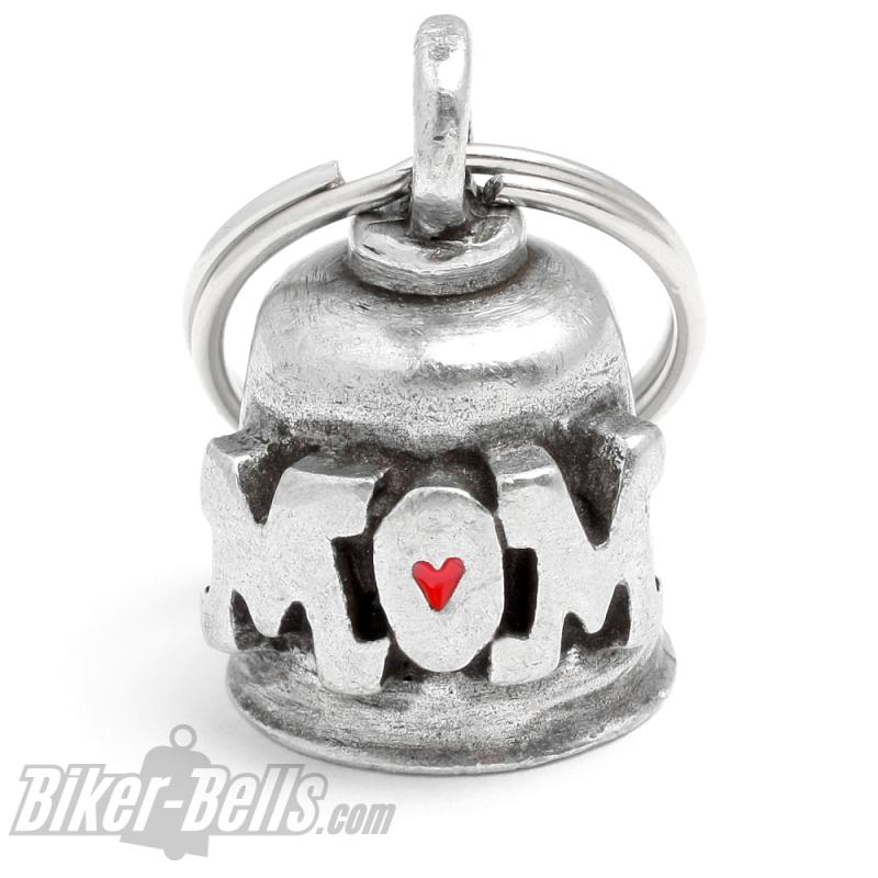 Glücksbringer für Biker-Mamas mit Herz Original Gremlin Bell Motorradfahrer Geschenk