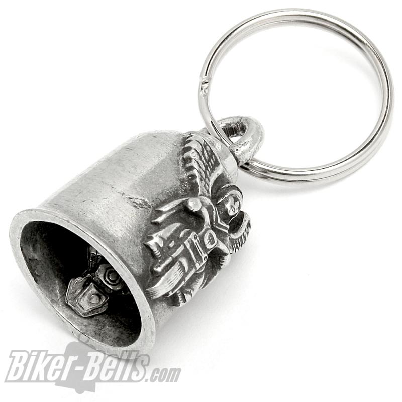 Motorradfahrer Schutzengel Gremlin Bell Geschenk Biker Angel Glücksbringer Glocke