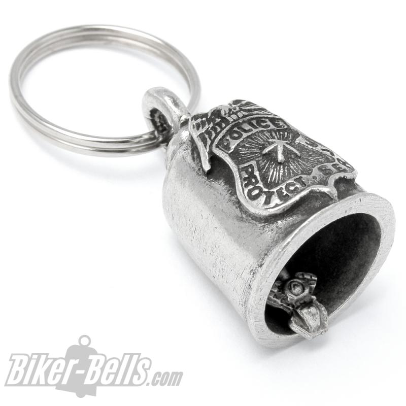 Biker-Bell Polizei Glocke Beschützen und Dienen Motorradfahrer Glücksbringer Biker-Bell Polizei Glocke Beschützen und Dienen Motorradfahrer Glücksbringer