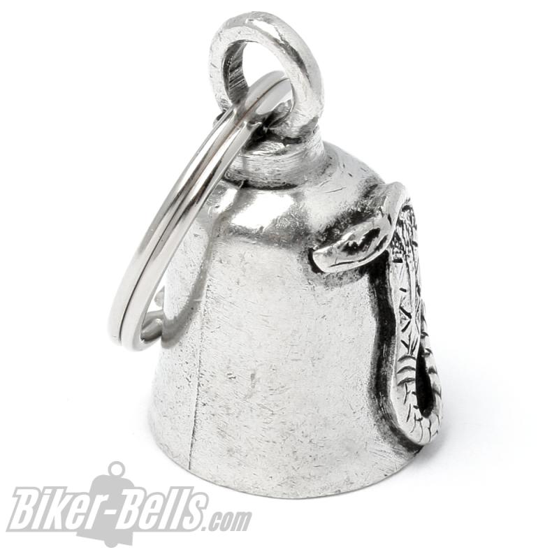 Original Gremlin Bell mit Schlange Motorrad-Glocke Glücksbringer Geschenk für Biker Original Gremlin Bell mit Schlange Motorrad-Glocke Glücksbringer Geschenk für Biker
