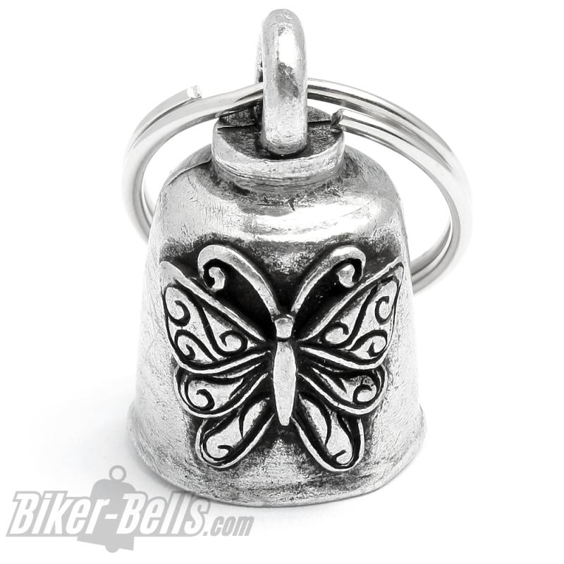 Schmetterling Gremlin Bell Glücksbringer für Motorräder Geschenk Glocke für Biker