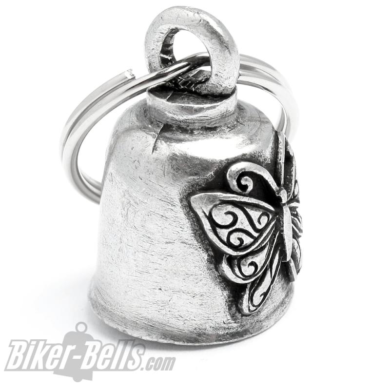 Schmetterling Gremlin Bell Glücksbringer für Motorräder Geschenk Glocke für Biker