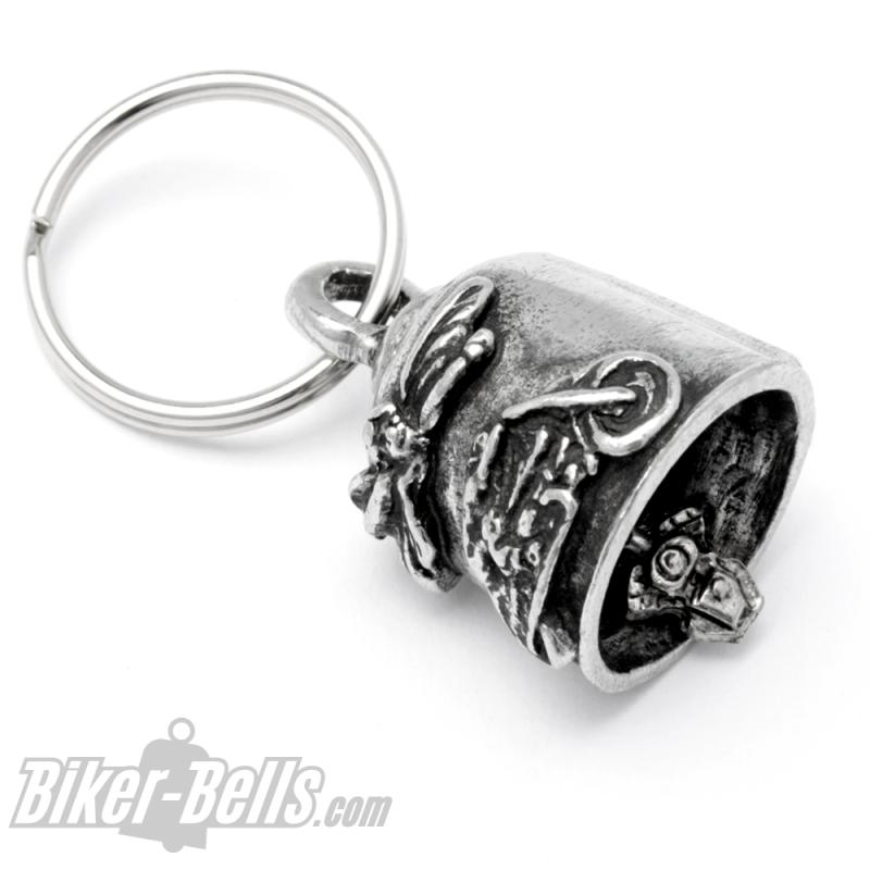 "Never Ride Faster Than Your Guardian Angel" Schutzengel Gremlin Bell Geschenk "Never Ride Faster Than Your Guardian Angel" Schutzengel Gremlin Bell Geschenk