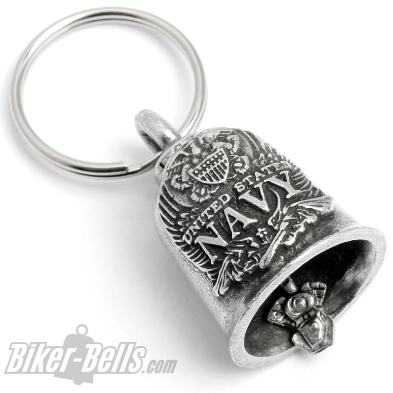 Original US Navy Gremlin Bell Motorcycle Lucky Charm Bell Gift for Soldiers