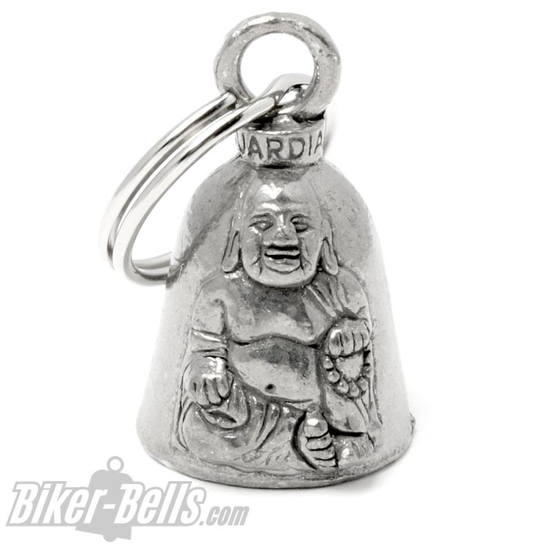 Buddha Guardian Bell mit Om-Zeichen Motorrad-Glocke Glücksbringer Biker Geschenk