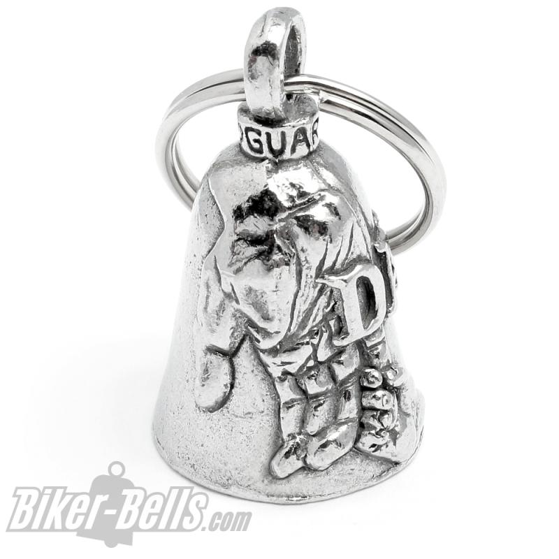 Dad Guardian Bell Papa und Kind Vatertag Geschenk Glücksbringer für Motorradfahrer Dad Guardian Bell Papa und Kind Vatertag Geschenk Glücksbringer für Motorradfahrer