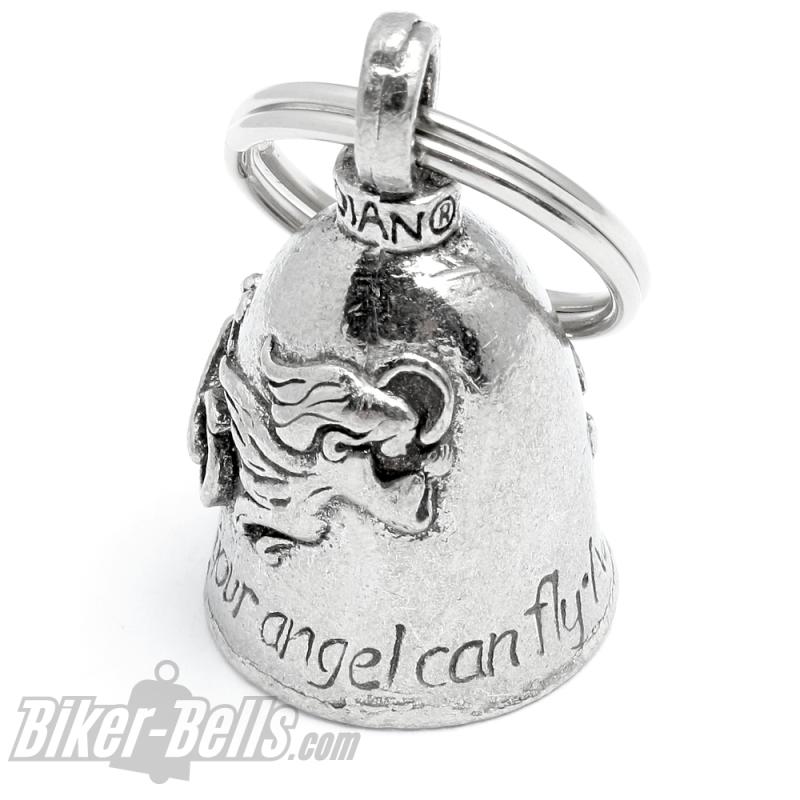 "Never Ride Faster Than Your Angel Can Fly" Guardian Bell Biker und Schutzengel "Never Ride Faster Than Your Angel Can Fly" Guardian Bell Biker und Schutzengel