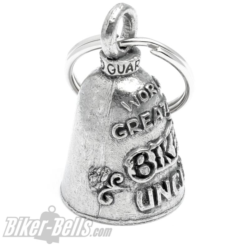 "World's Greatest Biker Uncle" Biker-Bell Motorrad Glücksbringer Glocke Geschenk "World's Greatest Biker Uncle" Biker-Bell Motorrad Glücksbringer Glocke Geschenk