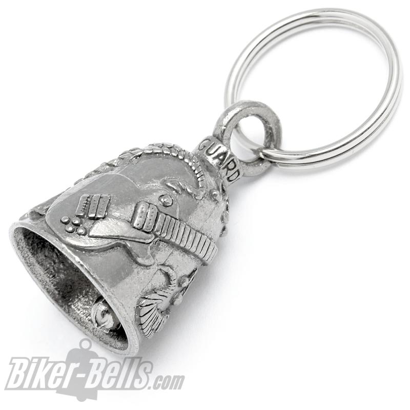 Music Guardian Bell with Guitar Piano Clef Musical Notes Lucky Charm Biker Gift Music Guardian Bell with Guitar Piano Clef Musical Notes Lucky Charm Biker Gift