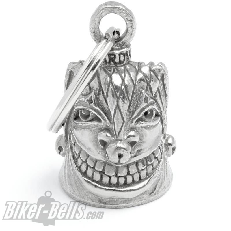 Original Guardian Bell, Mischievous Clown, Joker, Jester, Lucky Charm Biker Gift
