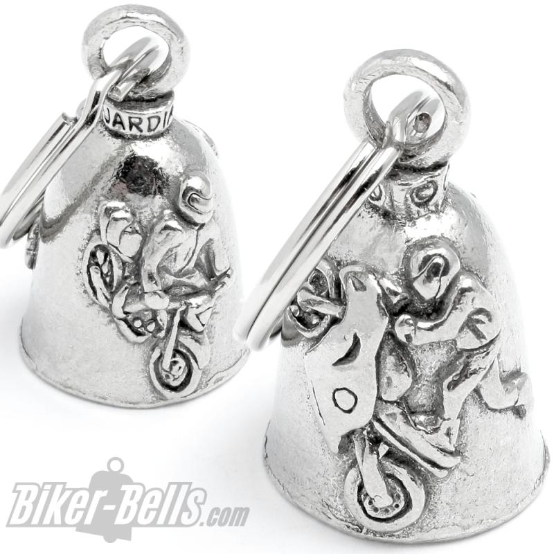 Sport-Motorrad Tricks Stunts Guardian Bell Glücksbringer Geschenkidee für Biker Sport-Motorrad Tricks Stunts Guardian Bell Glücksbringer Geschenkidee für Biker