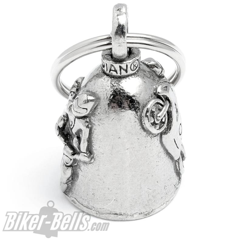 Sport-Motorrad Tricks Stunts Guardian Bell Glücksbringer Geschenkidee für Biker Sport-Motorrad Tricks Stunts Guardian Bell Glücksbringer Geschenkidee für Biker