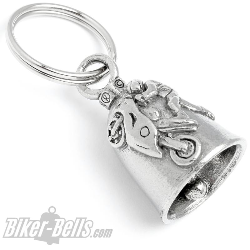 Sport-Motorrad Tricks Stunts Guardian Bell Glücksbringer Geschenkidee für Biker Sport-Motorrad Tricks Stunts Guardian Bell Glücksbringer Geschenkidee für Biker
