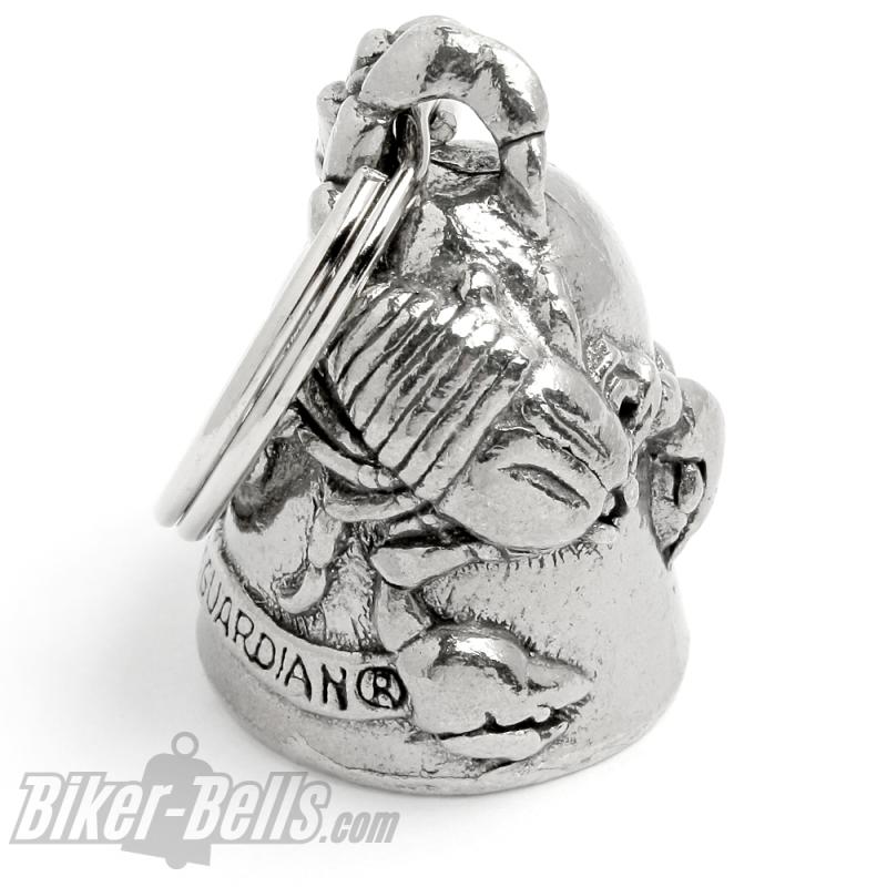 Guardian Bell mit 2 Skorpionen Sternzeichen Glücksbringer Motorrad Glocke Geschenk