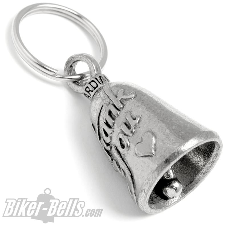 Thank you Guardian Bell Motorradfahrer Geschenk Glücksbringer Glocke für Biker Thank you Guardian Bell Motorradfahrer Geschenk Glücksbringer Glocke für Biker
